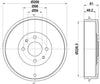 Mintex Brake Drum Rear MBD219 thumbnail