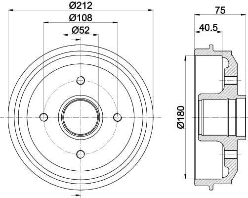 Mintex Brake Drum Rears MBD227 - image 4