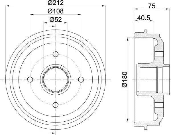 Mintex Brake Drum Rears MBD227 - image 5