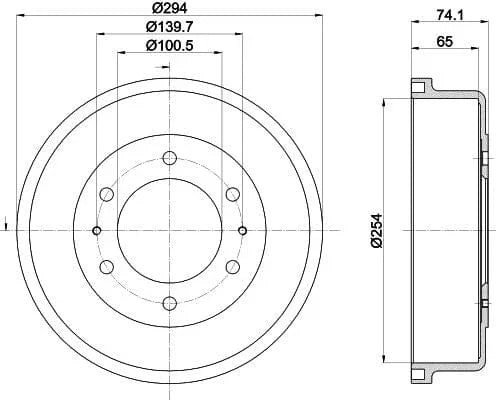 Mintex Brake Drum Rear MBD236 - image 4