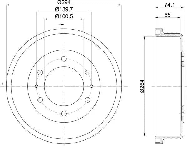 Mintex Brake Drum Rear MBD236 - image 5