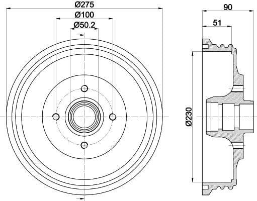 Mintex Brake Drum Rears MBD237 - image 4