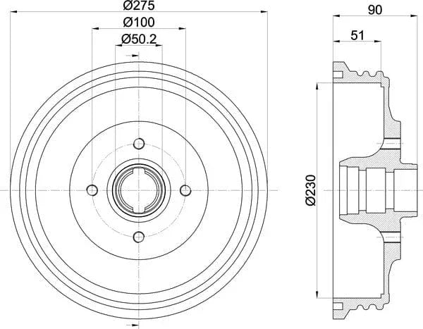 Mintex Brake Drum Rears MBD237 - image 5