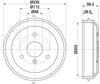 Mintex Brake Drum Rear MBD241 thumbnail