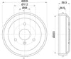 Mintex Brake Drum Rear MBD241 thumbnail