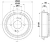 Mintex Brake Drum Rear MBD259 thumbnail