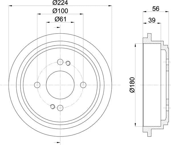 Mintex Brake Drum Rear MBD259 - image 5