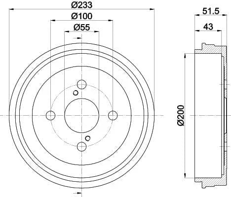 Mintex Brake Drum Rear MBD267 - image 4