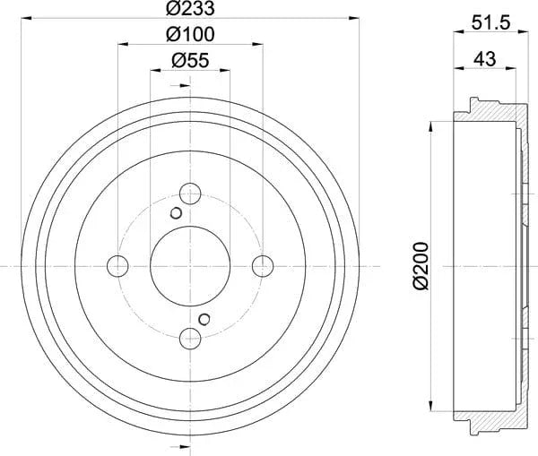 Mintex Brake Drum Rear MBD267 - image 5
