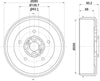 Mintex Brake Drum Rear MBD278 thumbnail