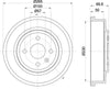 Mintex Brake Drum Rear MBD286 thumbnail