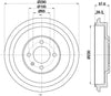 Mintex Brake Drum Rear MBD287 thumbnail