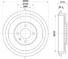 Mintex Brake Drum Rear MBD287 thumbnail