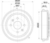 Mintex Brake Drum Rear MBD288 thumbnail