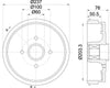 Mintex Brake Drum Rear MBD289 thumbnail