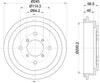 Mintex Brake Drum Rear MBD290 thumbnail