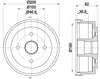 Mintex Brake Drum Rears MBD291 thumbnail