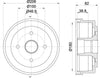 Mintex Brake Drum Rears MBD291 thumbnail