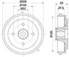 Mintex Brake Drum Rear MBD292 thumbnail