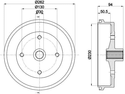 Mintex Brake Drum Rears MBD295 - image 4