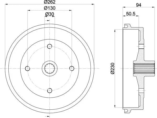 Mintex Brake Drum Rears MBD295 - image 5