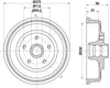 Mintex Brake Drum Rears MBD297 thumbnail