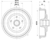 Mintex Brake Drum Rears MBD297 thumbnail