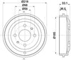 Mintex Brake Drum Rear MBD299 thumbnail