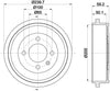 Mintex Brake Drum Rear MBD302 thumbnail
