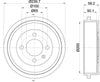 Mintex Brake Drum Rear MBD302 thumbnail