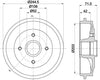 Mintex Brake Drum Rears MBD304 thumbnail