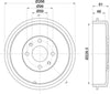Mintex Brake Drum Rear MBD319 thumbnail
