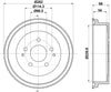 Mintex Brake Drum Rear MBD323 thumbnail