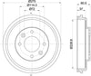 Mintex Brake Drum Rear MBD324 thumbnail