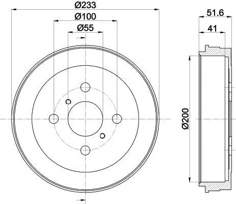 Mintex Brake Drum Rear MBD325 - image 4
