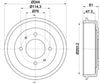 Mintex Brake Drum Rear MBD328 thumbnail