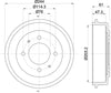 Mintex Brake Drum Rear MBD328 thumbnail