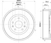 Mintex Brake Drum Rear MBD332 thumbnail