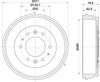 Mintex Brake Drum Rear MBD335 thumbnail