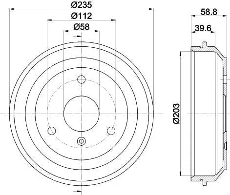 Mintex Brake Drum Rear MBD336 - image 4