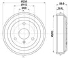 Mintex Brake Drum Rear MBD336 thumbnail