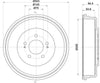 Mintex Brake Drum Rear MBD338 thumbnail