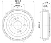 Mintex Brake Drum Rear MBD339 thumbnail