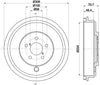 Mintex Brake Drum Rear MBD340 thumbnail