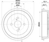 Mintex Brake Drum Rear MBD341 thumbnail