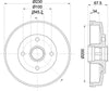 Mintex Brake Drum Rears MBD345 thumbnail