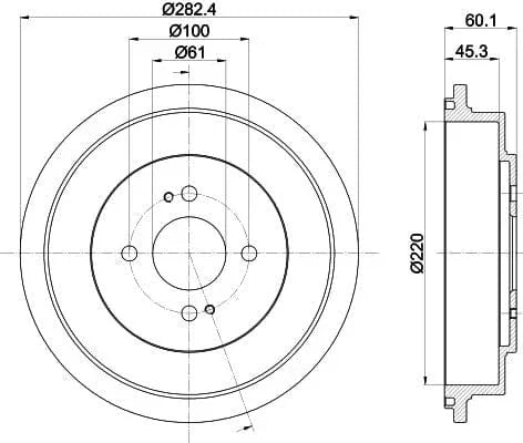 Mintex Brake Drum Rear MBD348 - image 4