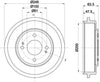 Mintex Brake Drum Rear MBD349 thumbnail