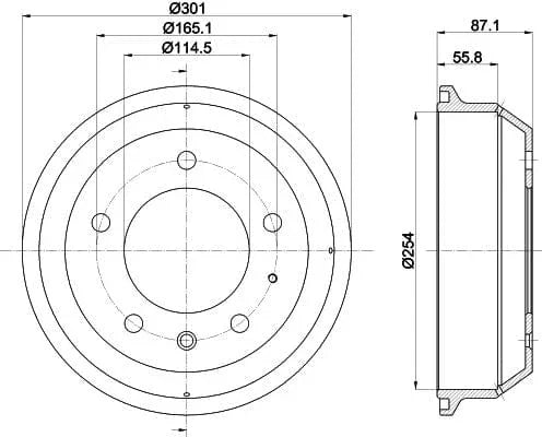 Mintex Brake Drum Rear MBD353 - image 4