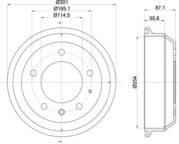 Mintex Brake Drum Rear MBD353 - image 5